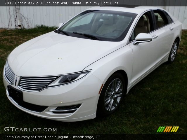 2013 Lincoln MKZ 2.0L EcoBoost AWD in White Platinum