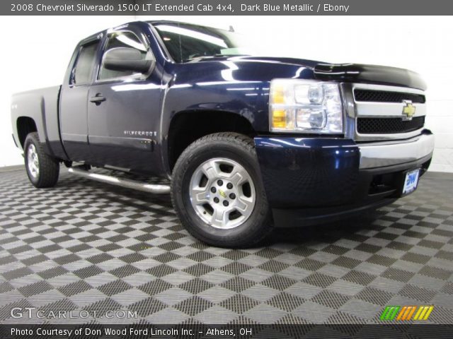 2008 Chevrolet Silverado 1500 LT Extended Cab 4x4 in Dark Blue Metallic