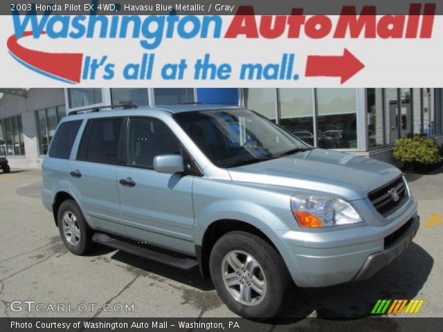 2003 Honda Pilot EX 4WD in Havasu Blue Metallic