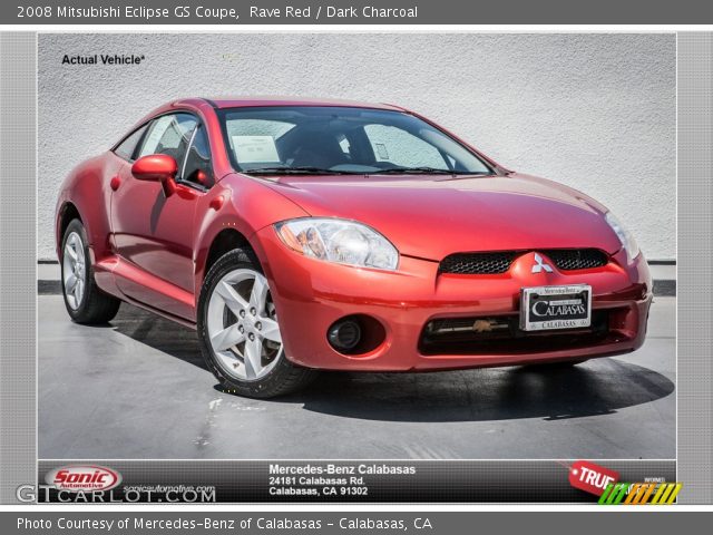 2008 Mitsubishi Eclipse GS Coupe in Rave Red