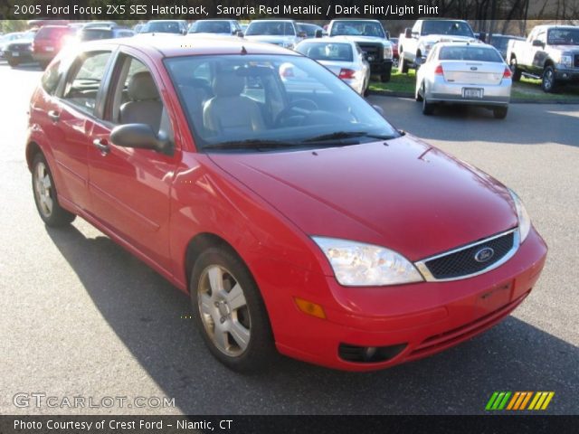 2005 Ford Focus ZX5 SES Hatchback in Sangria Red Metallic