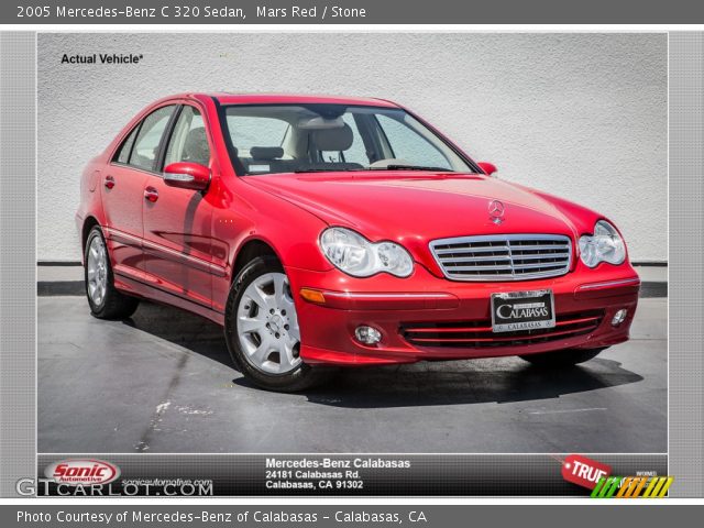 2005 Mercedes-Benz C 320 Sedan in Mars Red