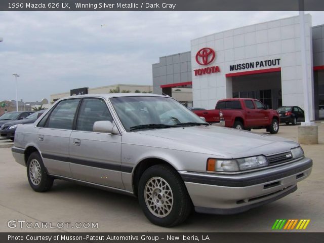 1990 Mazda 626 LX in Winning Silver Metallic