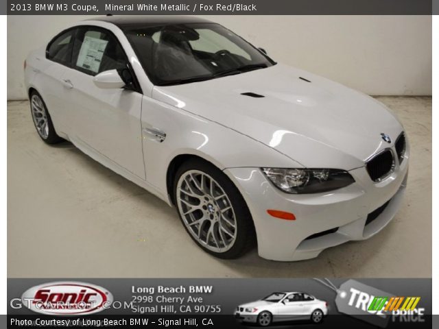 2013 BMW M3 Coupe in Mineral White Metallic