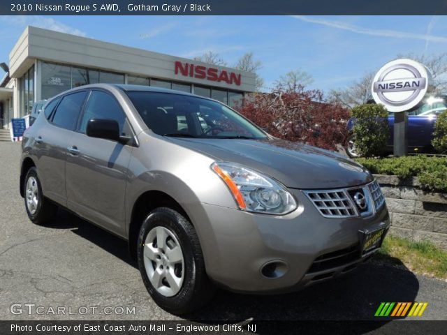 2010 Nissan Rogue S AWD in Gotham Gray