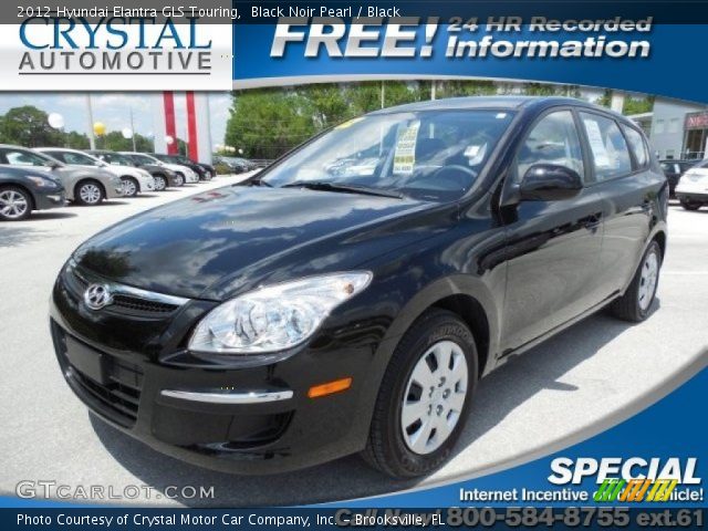 2012 Hyundai Elantra GLS Touring in Black Noir Pearl