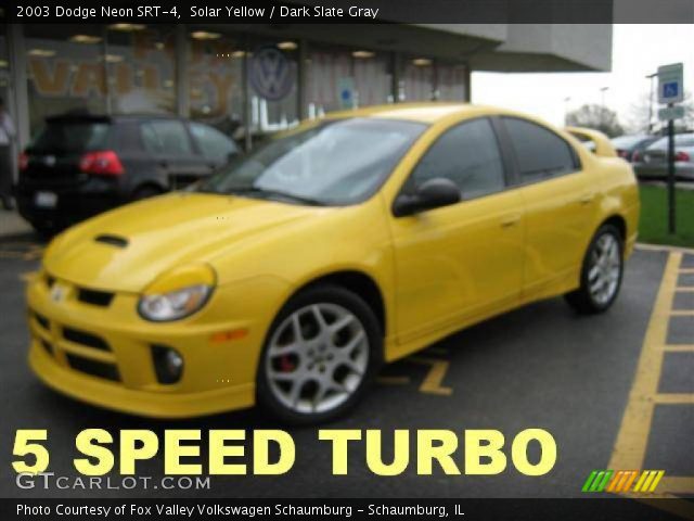 2003 Dodge Neon SRT-4 in Solar Yellow
