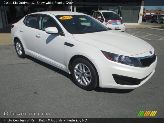 2011 Kia Optima LX in Snow White Pearl