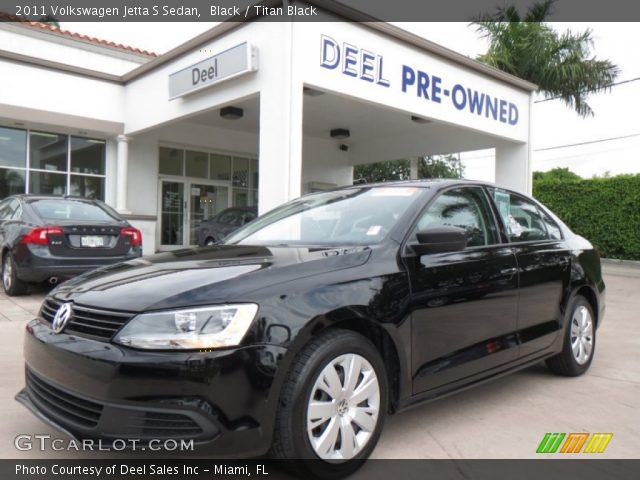 2011 Volkswagen Jetta S Sedan in Black