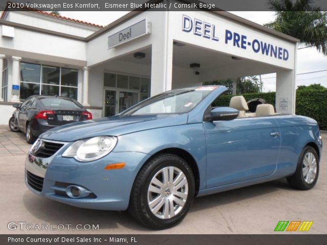 2010 Volkswagen Eos Komfort in Eismeer Blue Metallic