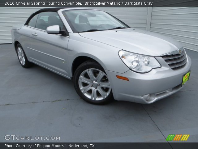 2010 Chrysler Sebring Touring Convertible in Bright Silver Metallic