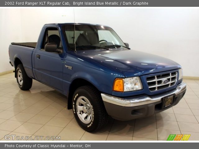 2002 Ford Ranger XLT Regular Cab in Bright Island Blue Metallic