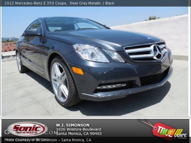 2013 Mercedes-Benz E 350 Coupe in Steel Grey Metallic