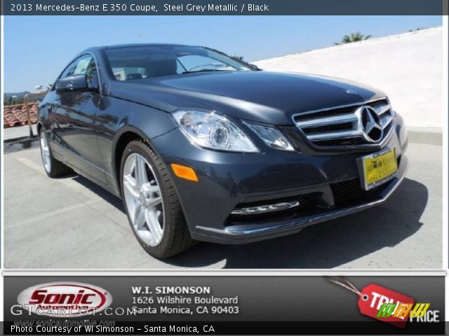 2013 Mercedes-Benz E 350 Coupe in Steel Grey Metallic