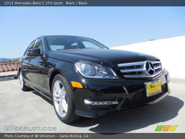 2013 Mercedes-Benz C 250 Sport in Black