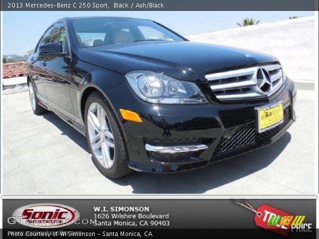 2013 Mercedes-Benz C 250 Sport in Black
