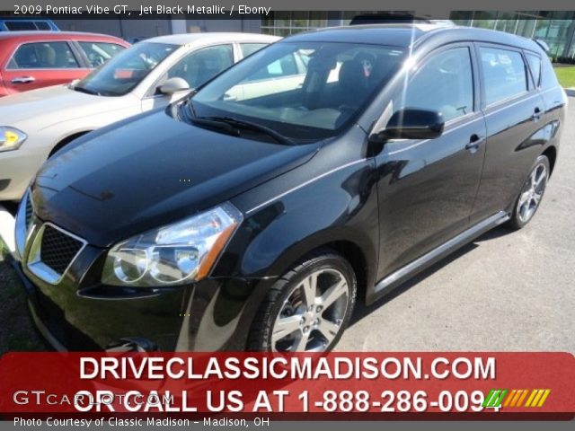 2009 Pontiac Vibe GT in Jet Black Metallic