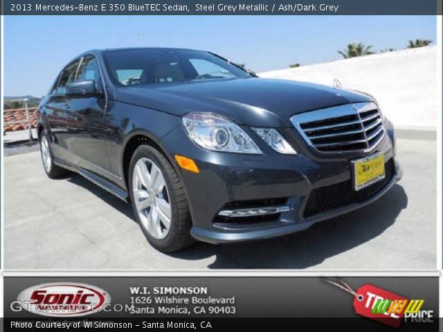 2013 Mercedes-Benz E 350 BlueTEC Sedan in Steel Grey Metallic