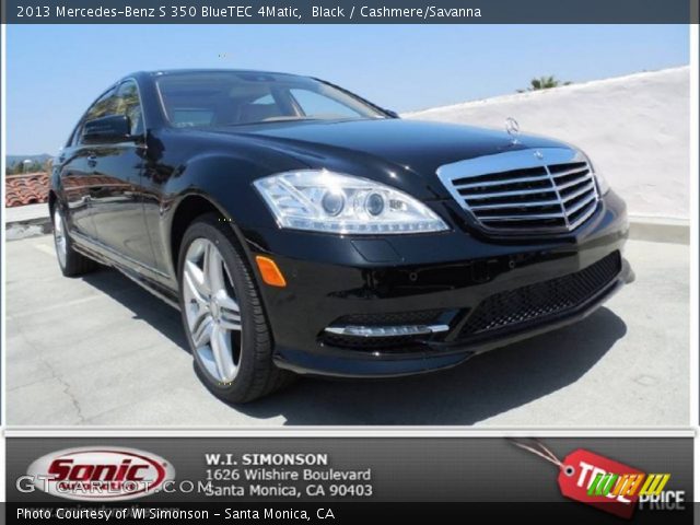 2013 Mercedes-Benz S 350 BlueTEC 4Matic in Black