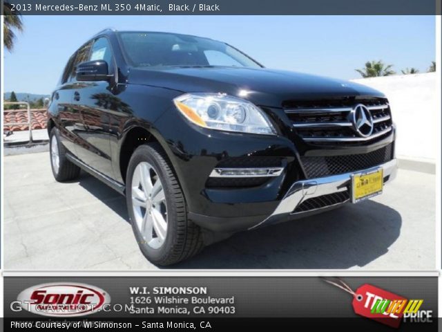 2013 Mercedes-Benz ML 350 4Matic in Black
