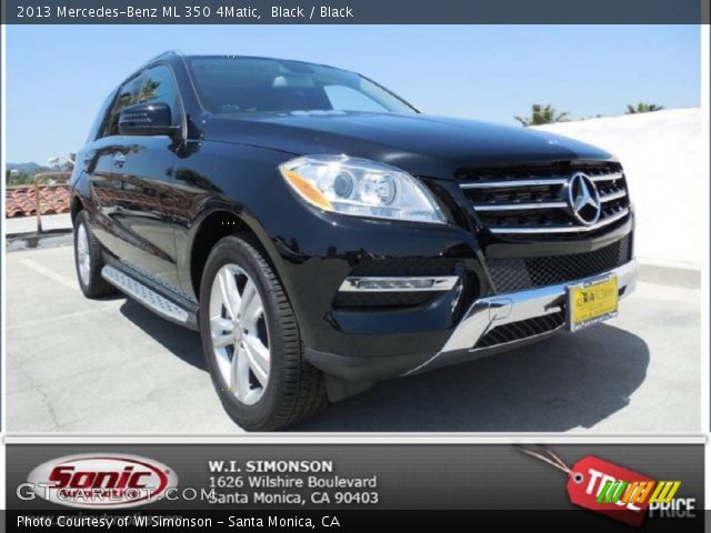 2013 Mercedes-Benz ML 350 4Matic in Black