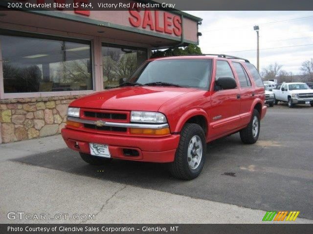 2002 Chevrolet Blazer LS 4x4 in Victory Red