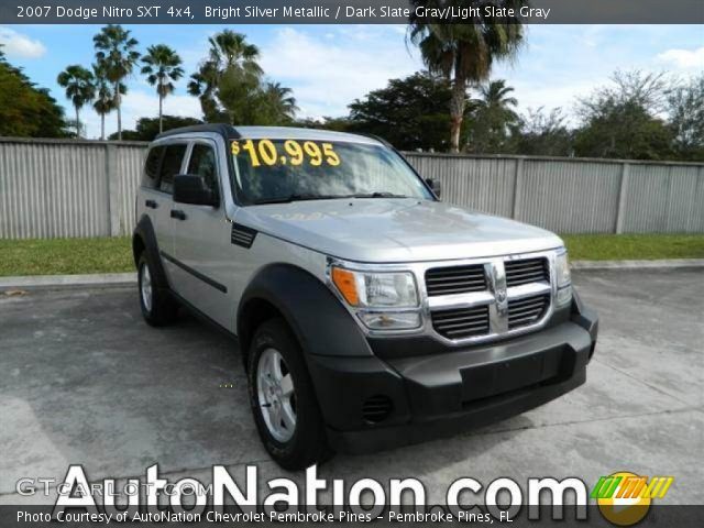 2007 Dodge Nitro SXT 4x4 in Bright Silver Metallic