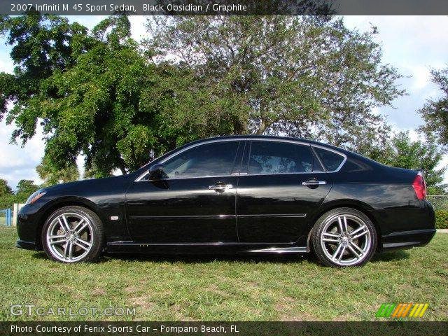2007 Infiniti M 45 Sport Sedan in Black Obsidian