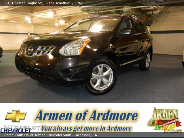 2011 Nissan Rogue SV in Black Amethyst