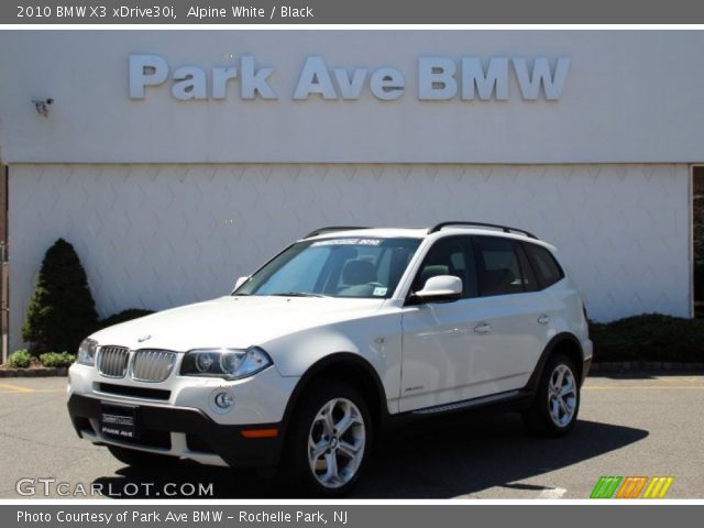 2010 BMW X3 xDrive30i in Alpine White