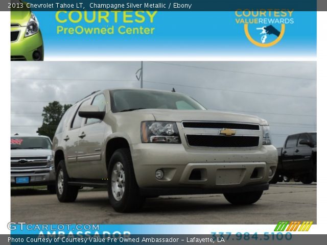 2013 Chevrolet Tahoe LT in Champagne Silver Metallic