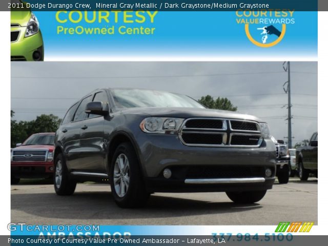 2011 Dodge Durango Crew in Mineral Gray Metallic