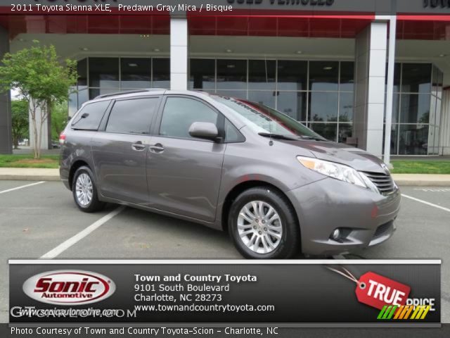 2011 Toyota Sienna XLE in Predawn Gray Mica