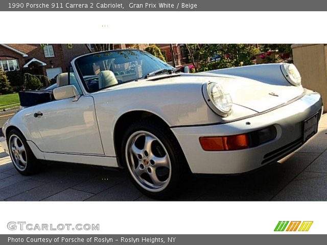 1990 Porsche 911 Carrera 2 Cabriolet in Gran Prix White