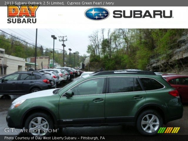 2013 Subaru Outback 2.5i Limited in Cypress Green Pearl