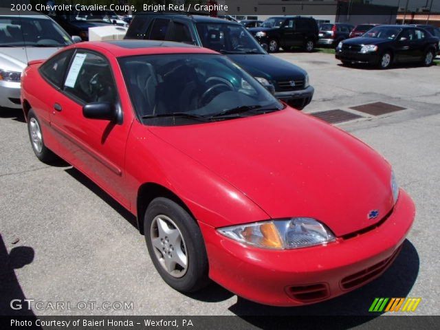 2000 Chevrolet Cavalier Coupe in Bright Red
