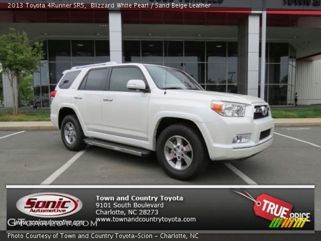 2013 Toyota 4Runner SR5 in Blizzard White Pearl