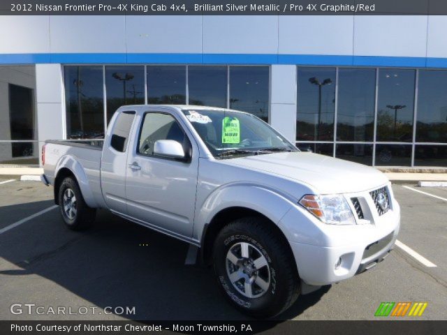 2012 Nissan Frontier Pro-4X King Cab 4x4 in Brilliant Silver Metallic