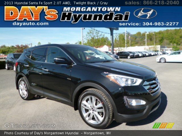 2013 Hyundai Santa Fe Sport 2.0T AWD in Twilight Black