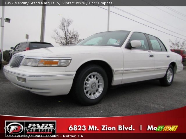 1997 Mercury Grand Marquis LS in Vibrant White