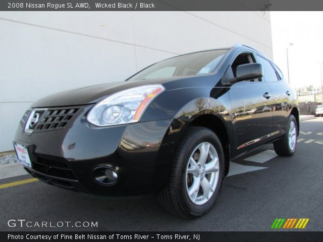 2008 Nissan Rogue SL AWD in Wicked Black