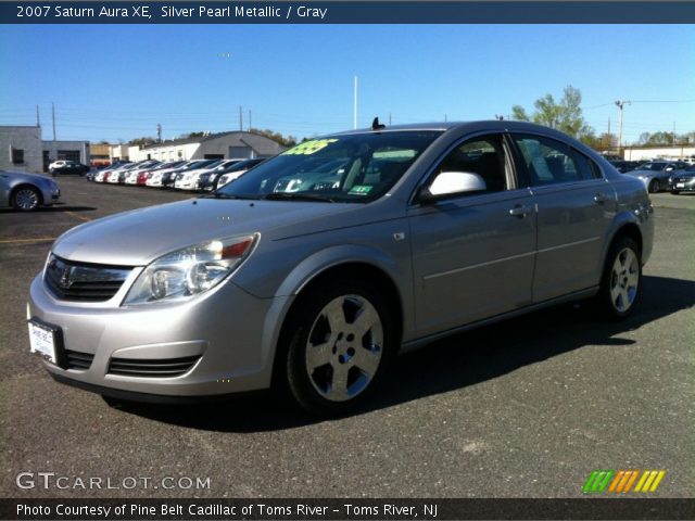 2007 Saturn Aura XE in Silver Pearl Metallic