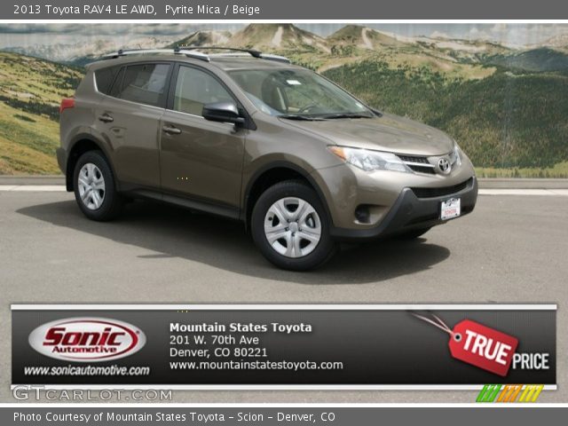 2013 Toyota RAV4 LE AWD in Pyrite Mica