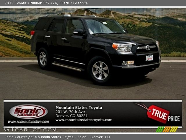 2013 Toyota 4Runner SR5 4x4 in Black