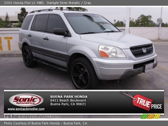2003 Honda Pilot LX 4WD in Starlight Silver Metallic