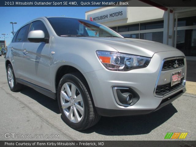 2013 Mitsubishi Outlander Sport SE 4WD in Quick Silver Metallic