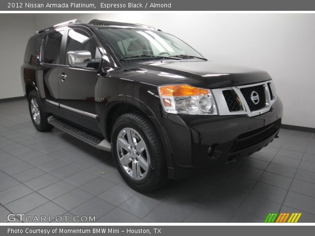 2012 Nissan armada platinum black #3