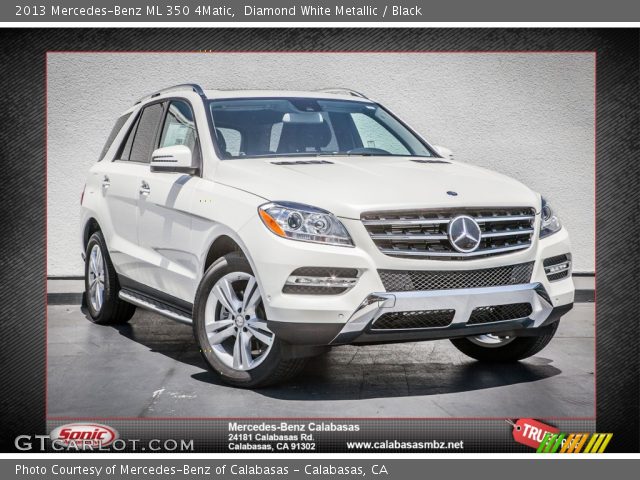 2013 Mercedes-Benz ML 350 4Matic in Diamond White Metallic