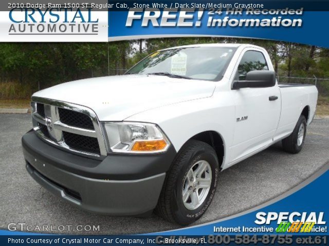 2010 Dodge Ram 1500 ST Regular Cab in Stone White
