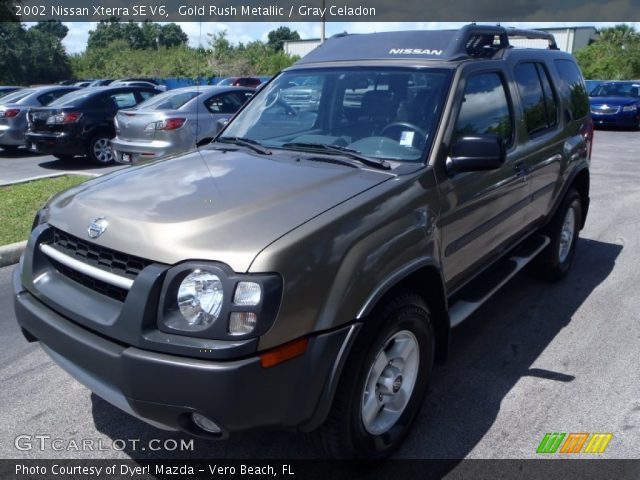 2002 Nissan Xterra SE V6 in Gold Rush Metallic
